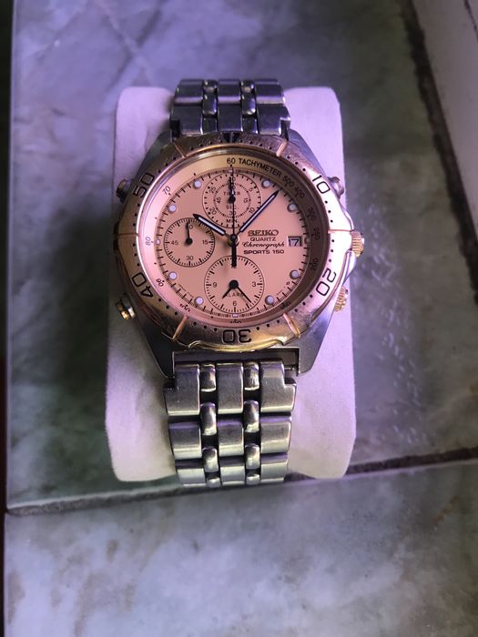 raritate SEIKO 7T42-6A00 SPORTS 150 Alarm Chronograph
