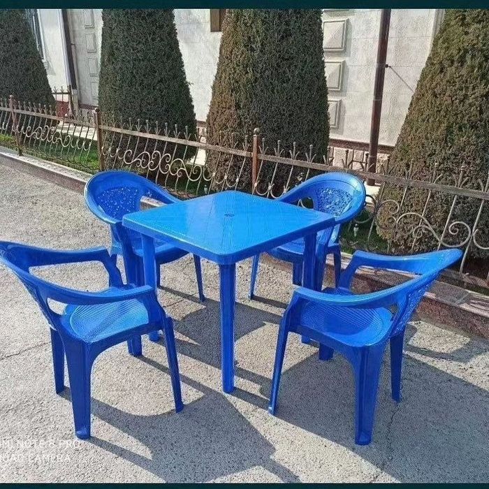Пластиковые столы и стулья plastmassa stol stull