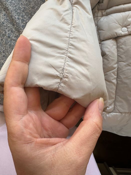 Капитонирано палто с качулка