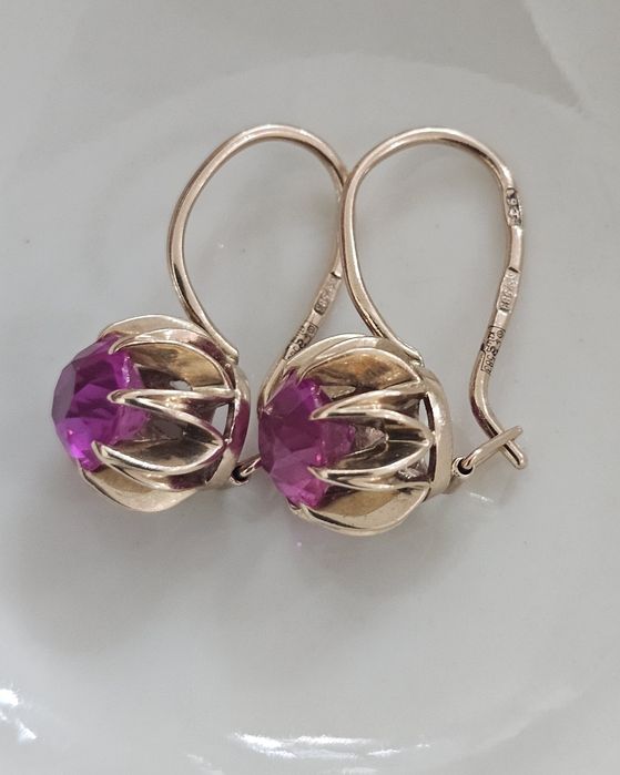 Кувшинка серьги 583СССР