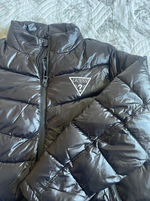 Черно мъжко яке GUESS размер XXL  ново внос от С АЩ