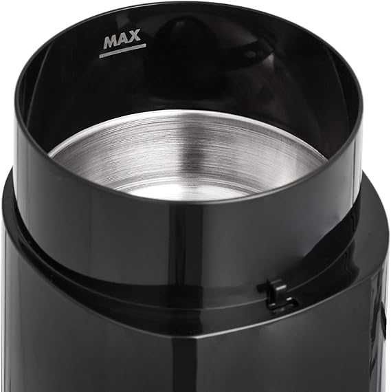 Електрическа мелница за кафе на зърна Amazon Basics, черна