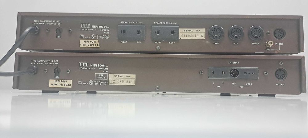 ITT HiFi 9041 Amplificator Defect Statie Tuner Radio 9061 Linie Piese