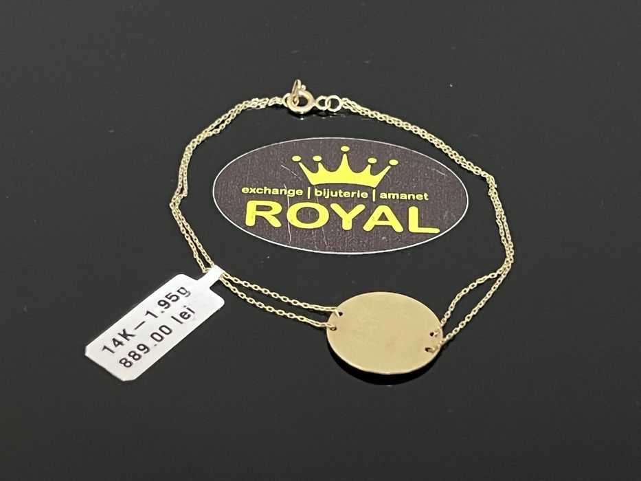 Bijuteria Royal CB : Bratara dama banut aur 14k  1,95 grame