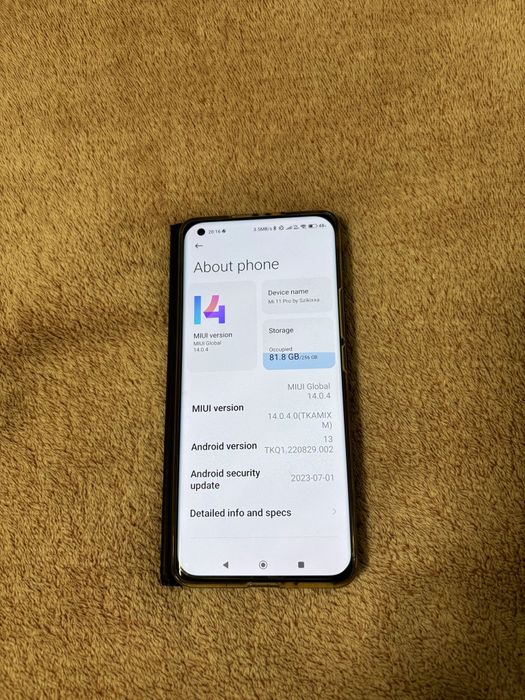 Vand Xiaomi Mi 11 pro