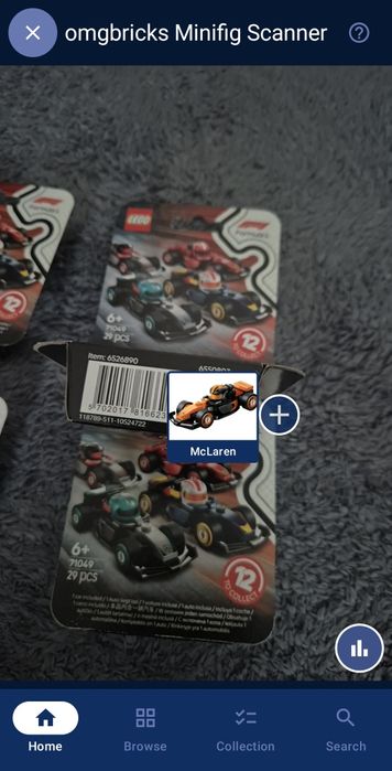 Mașinuțe LEGO mini FORMULA 1