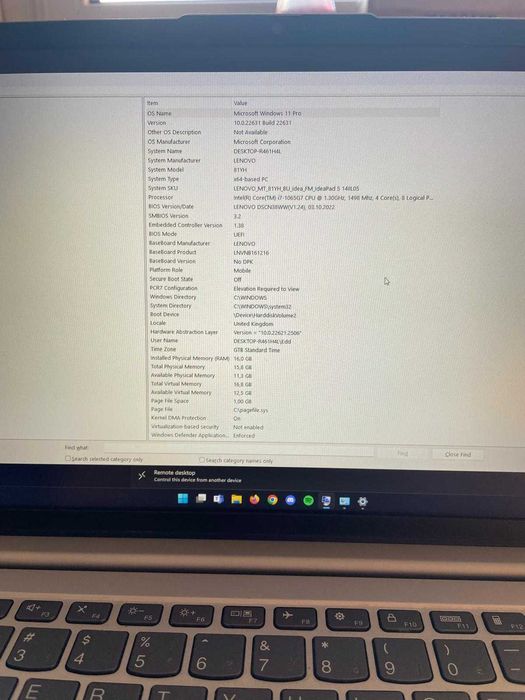 Lenovo IdeaPad 5 i7 14", 16GB RAM, laptop office/facultate