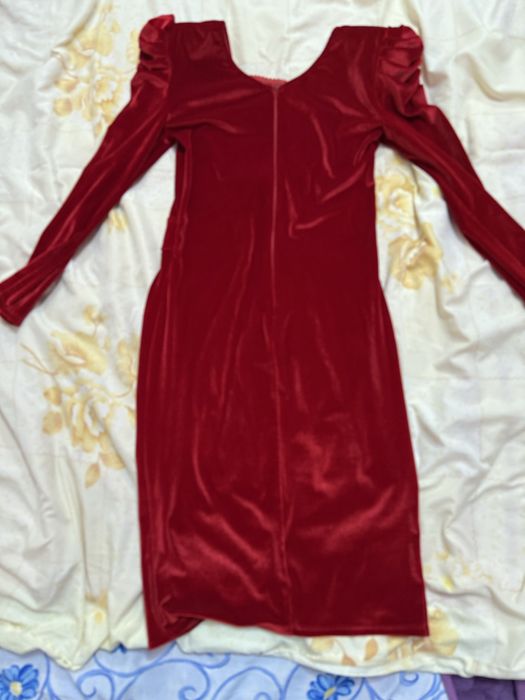 Rochie de catifea de vara