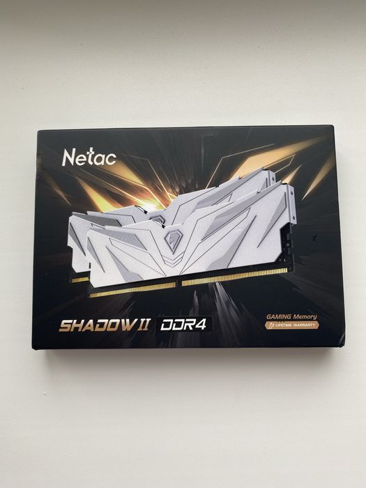 Новая оперативка Netac Shadow ddr4 3200 8x2gb