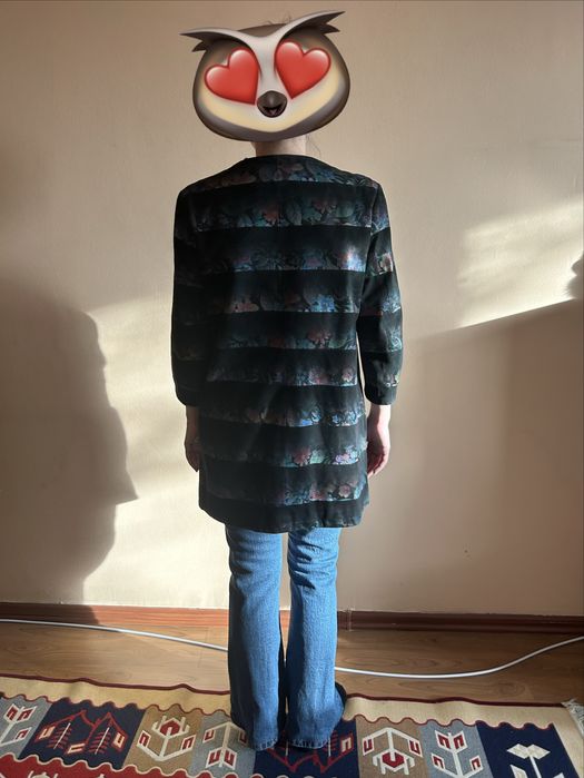 Женский кожаный плащ