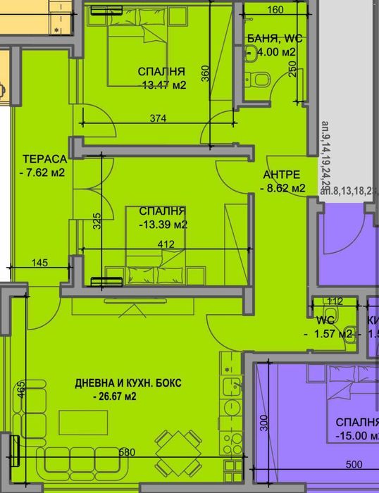 Продава се Тристаен апартамент в Пловдив, Южен - 108 кв.м за 1002 €/кв.м - Снимка #1