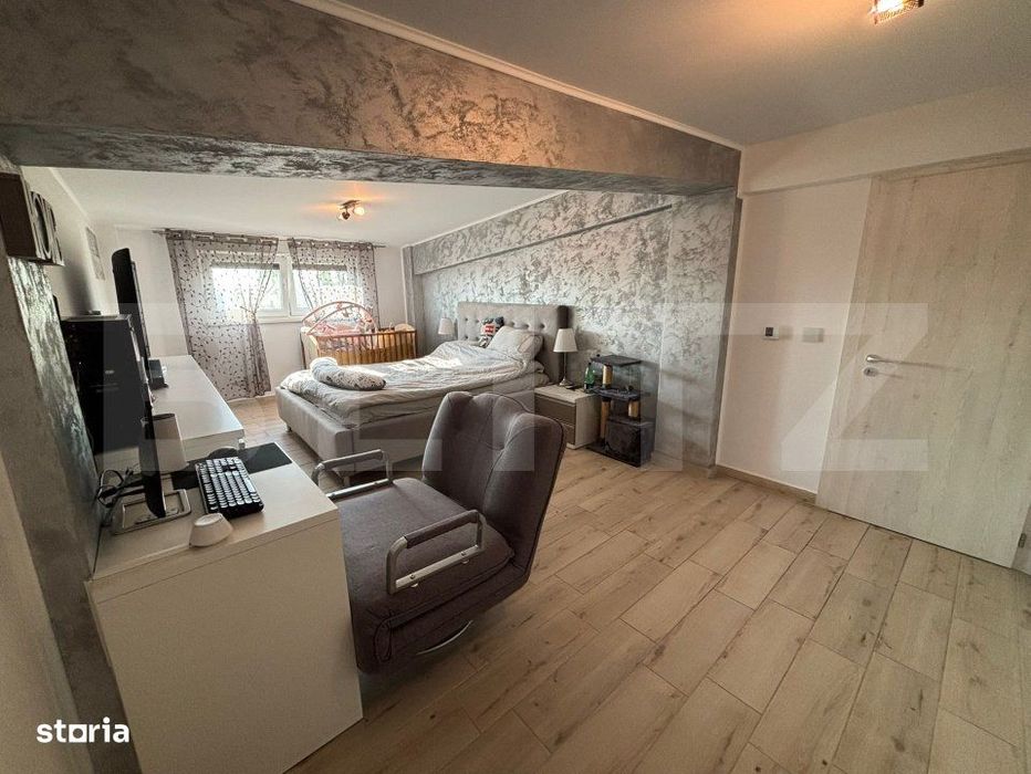 Apartament ultrafinisat cu 4 camere, tip penthouse, zona Billa