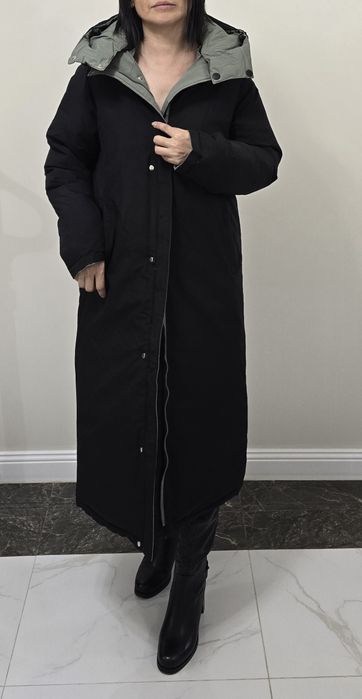 Пуховик двухсторонний новый!