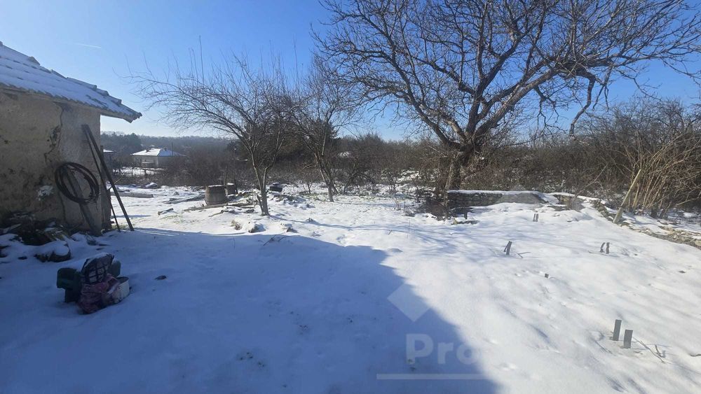 Едноетажна къща с голям двор в село в близост до Генерал Тошево