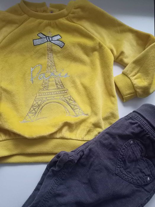 Рокля комплект боди тренч дънки 86 см H&M,George,Koton,Zara,Garanimals