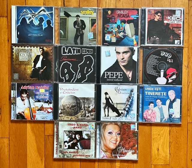 Lot CD pop RO: Iernatik DJ Raoul Marfar Slang Seling Lazariuc Smiley Keo
