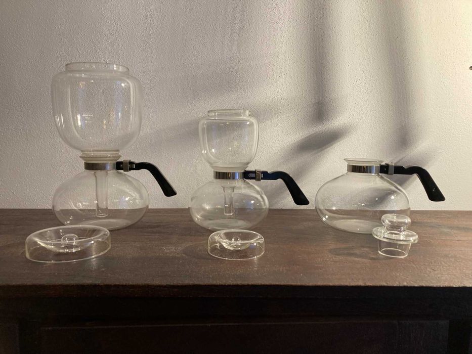 set preparare cafea cafetiere originale Sintrax 52 masina fierbator