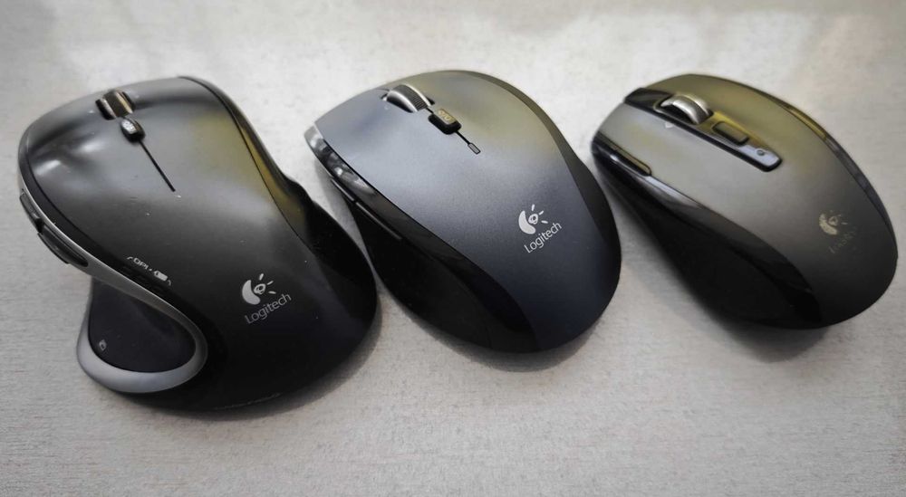 Mouse-uri Logitech + receiver Unifying + baterii/acumulator