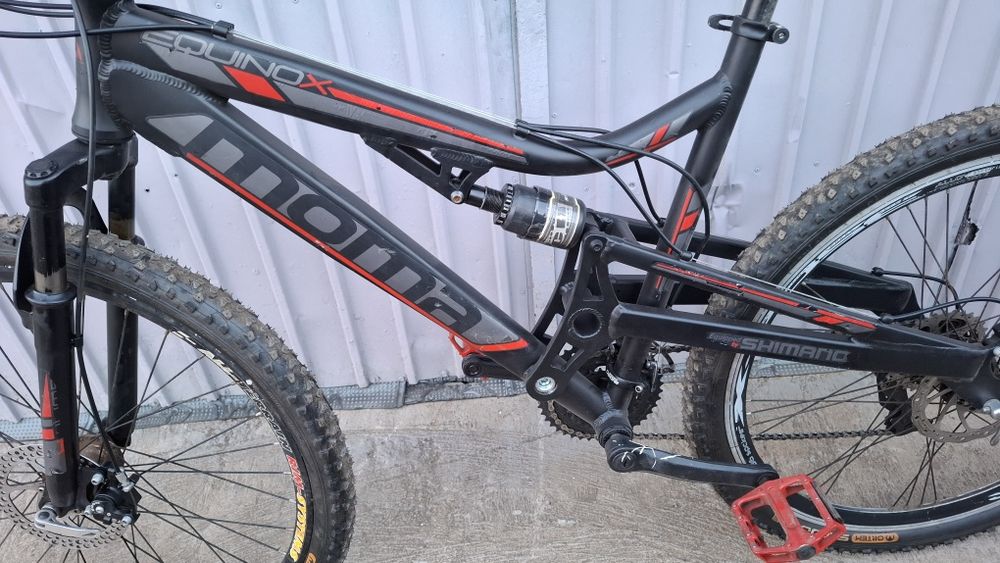 26" Bicicleta MOMA EQUINOX Full Suspension