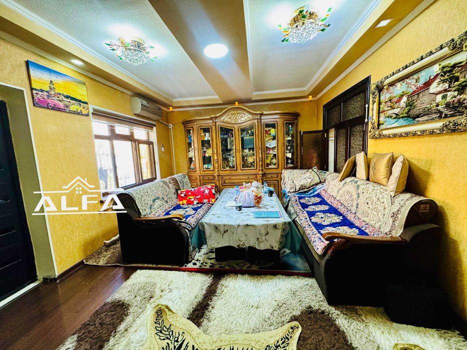 Buxoroda kvartira uy xonadon 3 xonali qilingan 75 m2 1-qavat