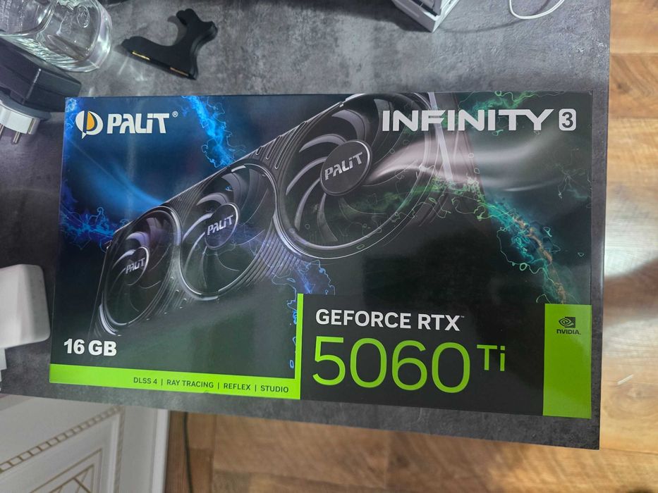 Palit RTX 5060 Ti Infinity 3 OC, 16 GB Новая на Гарантий SULPAK