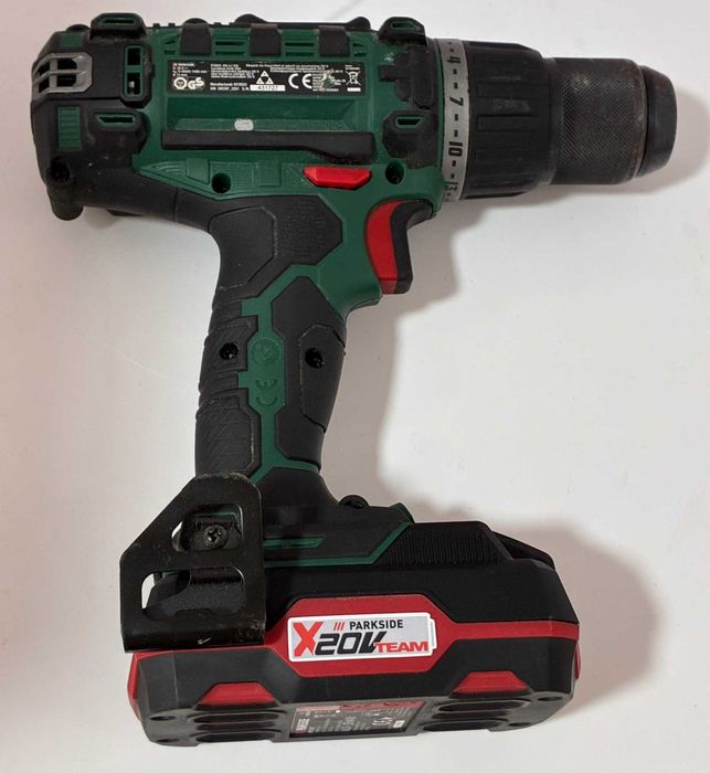 Акумулаторен винтоверт Parkside pabs 20 li e6  с батерия