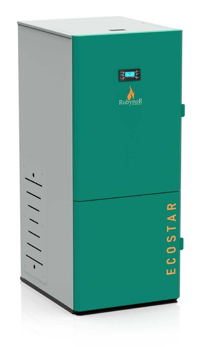 Sistem HYBRID pompa de caldura RubynoR si centrala pe peleti 10/24kW