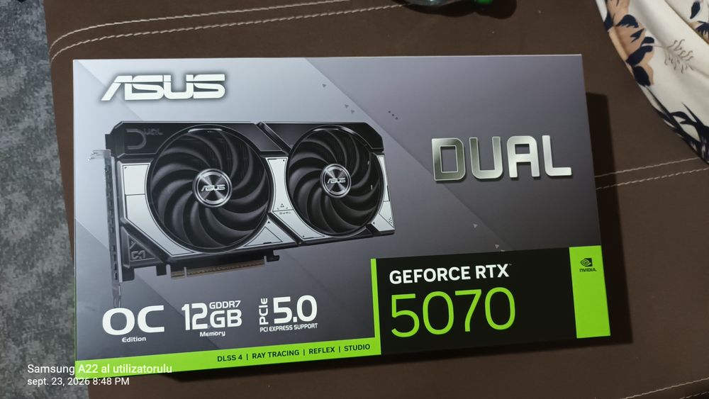 Placa video RTX 5070 12 gb +sursa asus 850W