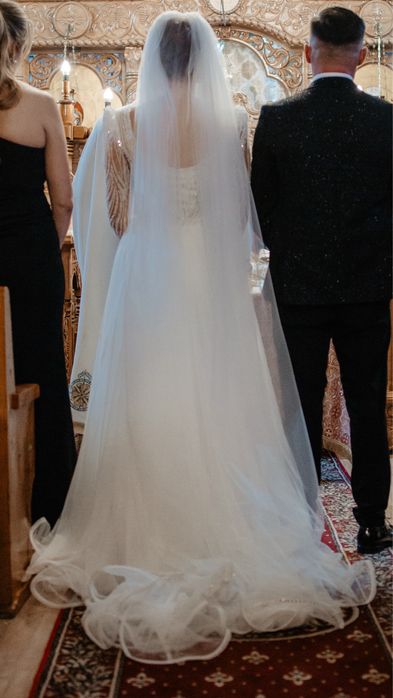 Rochie mireasa sirena impecabila