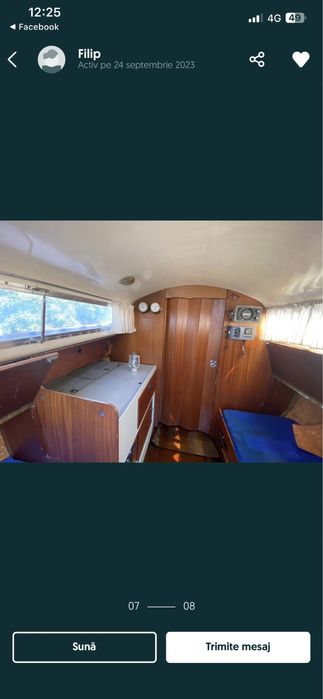 Vând Velier recondiționat motor diesel 20 noduri