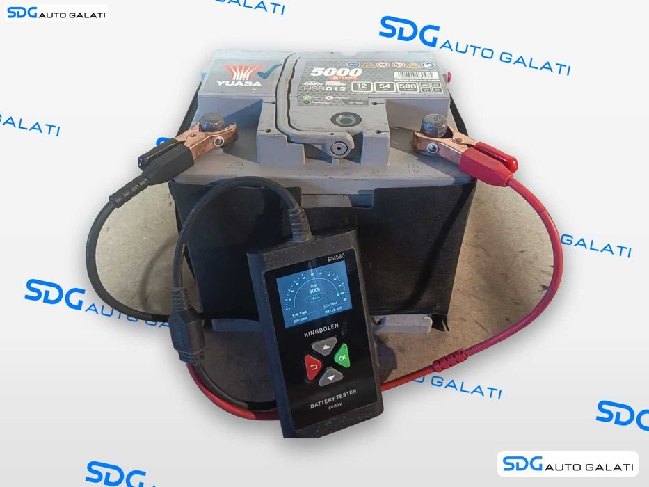 Baterie Acumulator Auto 54Ah 500A Volkswagen Audi Seat Skoda Ford Opel Toyota BMW Mercedes Renault Peugeot Dacia [LN1255]