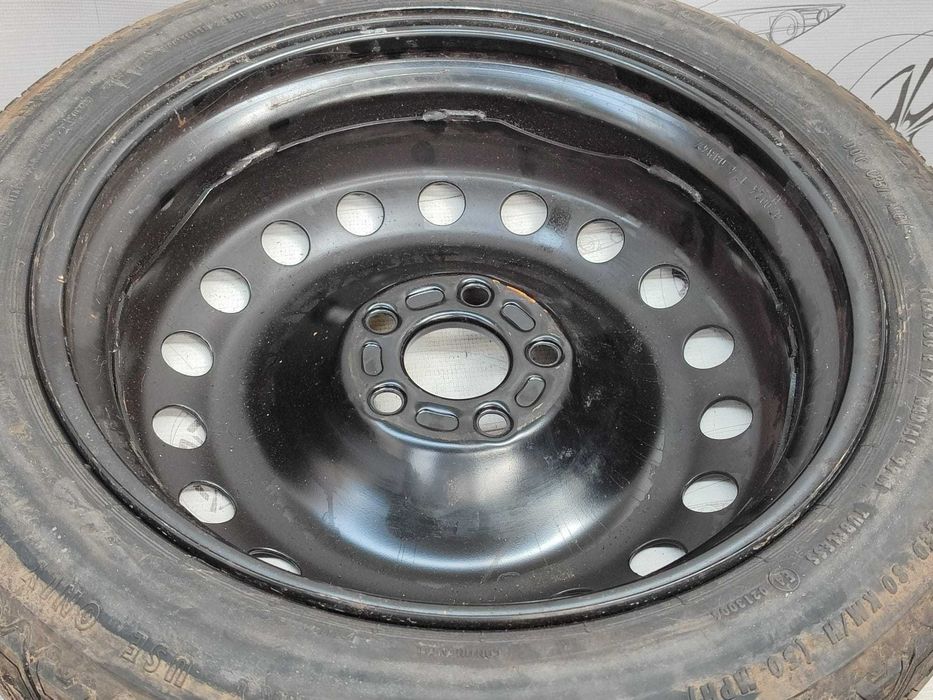 Roată de rezervă slim 5x108 T125/80 R17 DOT 4417 Volvo V60 (2018-2020) Cod:31302356 (3D)