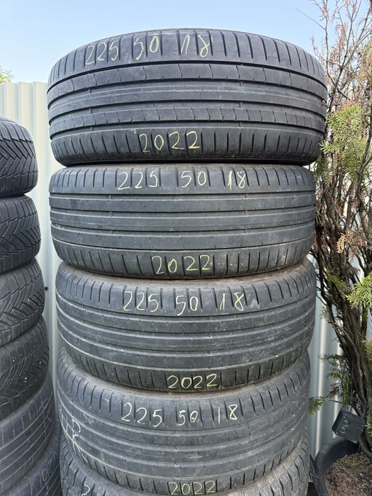 225/50/18” Set 4buc PIRELLI dot 2022(made germany)anv Vară IMPECABILE.