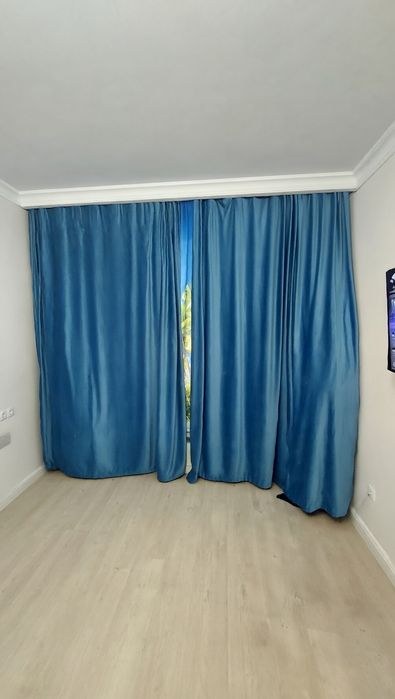 Шторы бархатные блэкаут  комплект