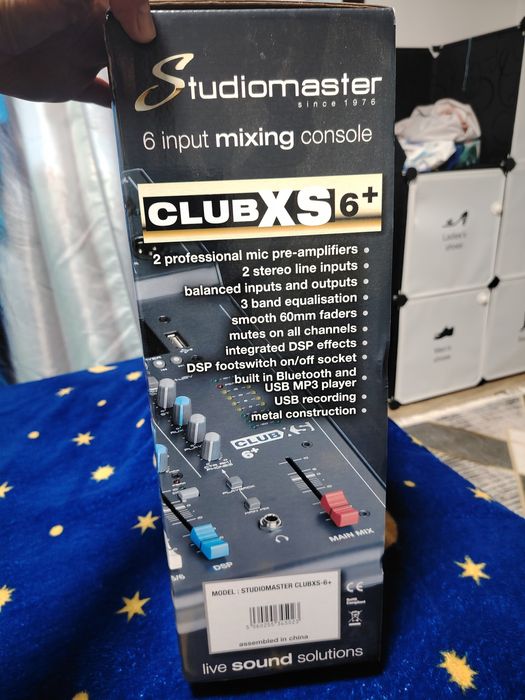 Mixer analog StudioMaster club xs6+