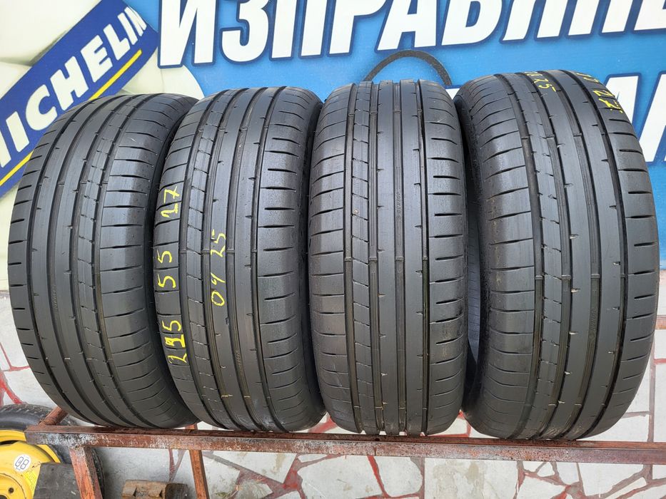 215 55 17 Dunlop 4бр летни дот 25