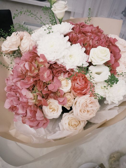 Свежий, объемный букет!