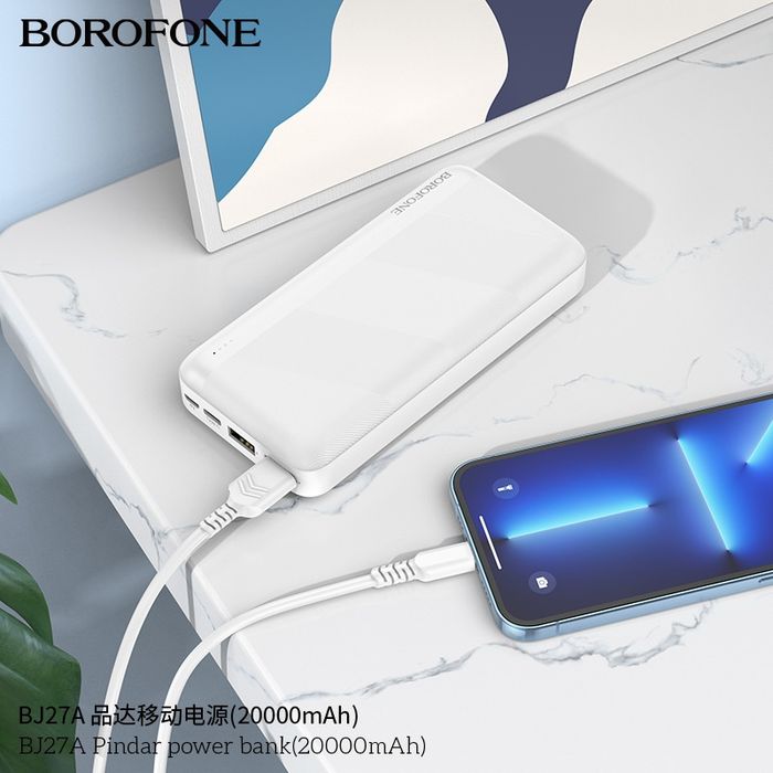 Borofone BJ27A Pindar series 20000mAh Power Bank Dual Output
