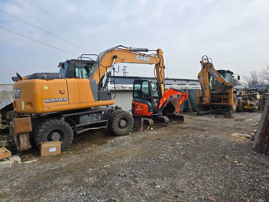 Работа със мини Багер и Самосвал с Кран