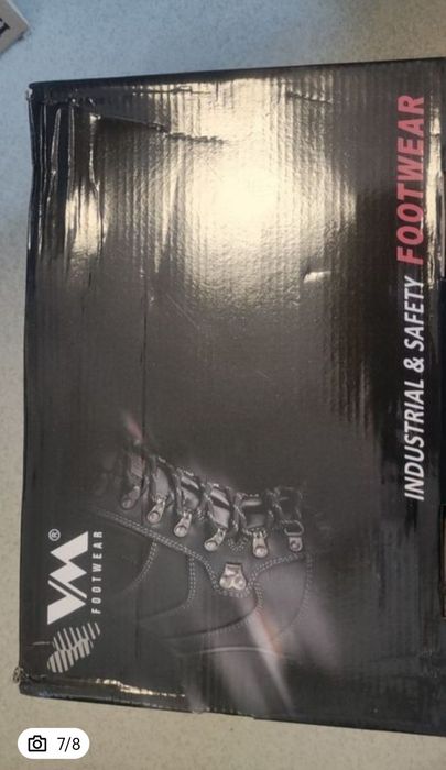 Bocanci de lucru, VM Footwear, HALIFAX 2710-S3, Piele naturala, Negru