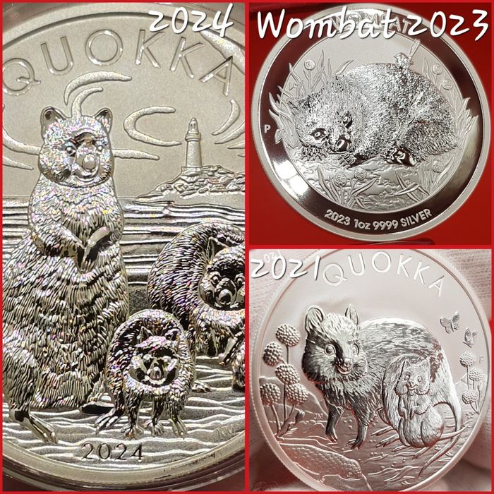 Perth Mint Black Flag Quokka SuperPit  monede lingou argint 999 pur