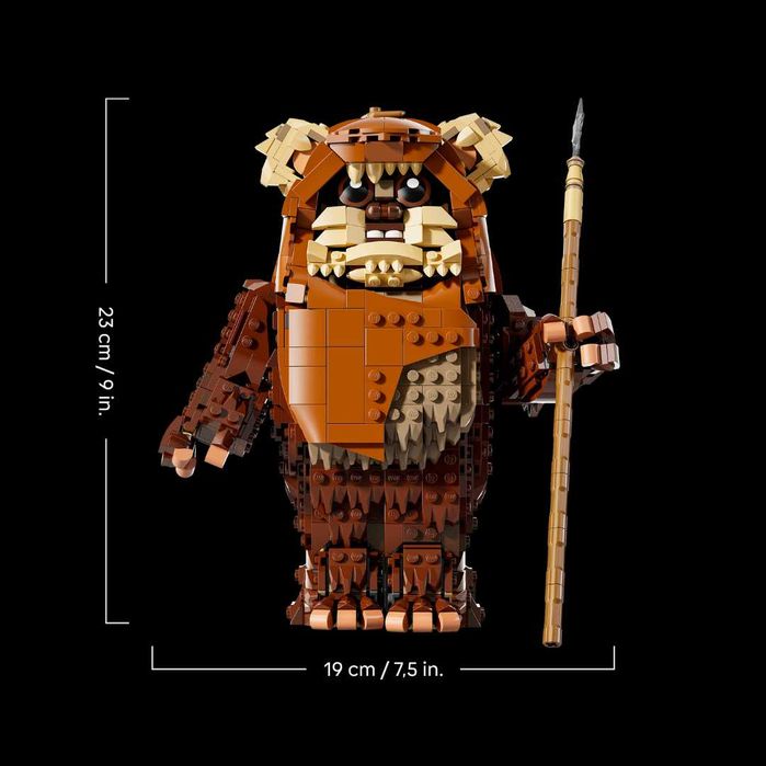 NOU TIP Replica le go Star Wars Ewok-ul Wicket 75430