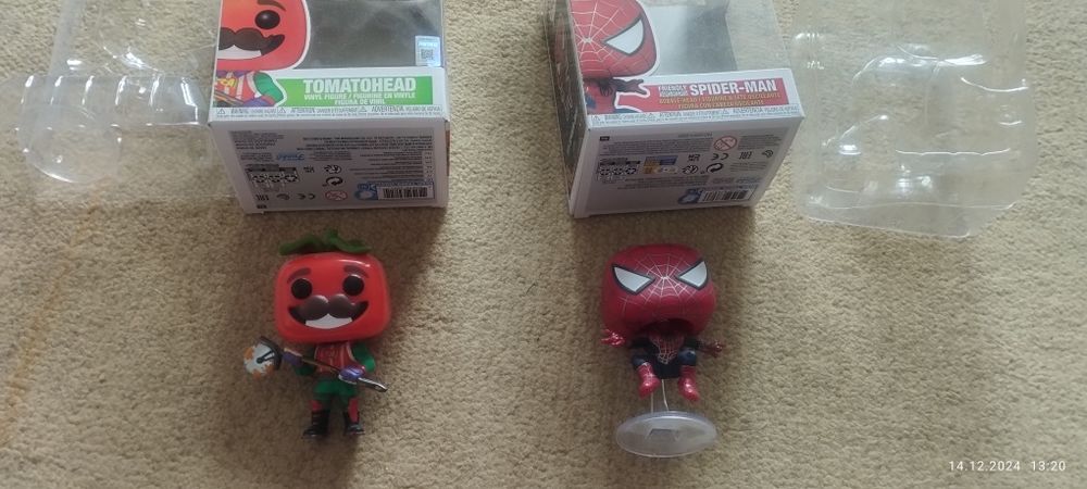 Фигурки от Марвел и Фортнайт , Spider man, Tomatohead