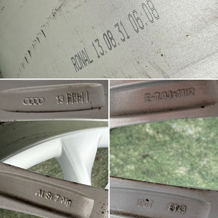 4бр. КАТО НОВИ ОРИГИНАЛНИ 18” Джанти за -AUDI Q3/VW/SKODA- 7Jx18, ET43