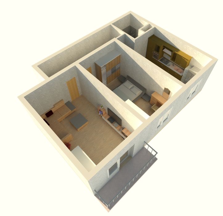 2 xona 61 kv/m pod klyuch