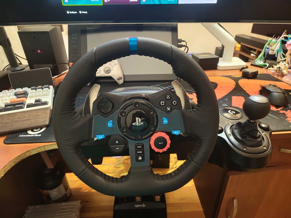Руль Logitech G29 + педали + Shifter (КПП)