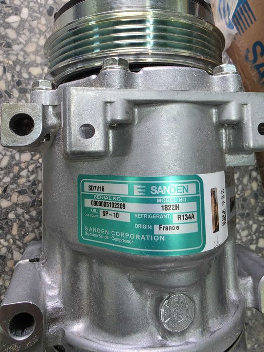Чисто НОВ Компресор за Климатик Sanden SD7V16 1822N за Peugeot / Citroen