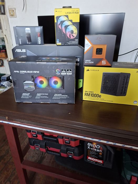 Нова геймърска конфигурация / Ryzen 5 7500X3D/Asus Dual RTX 3070/WiFi&BT/SSD Samsung9100Pro-1TB/DDR5-32GB Corsair 6000mhz
