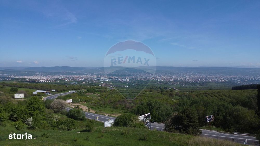 Teren cu panoramă spre Cluj 814 mp Feleacu