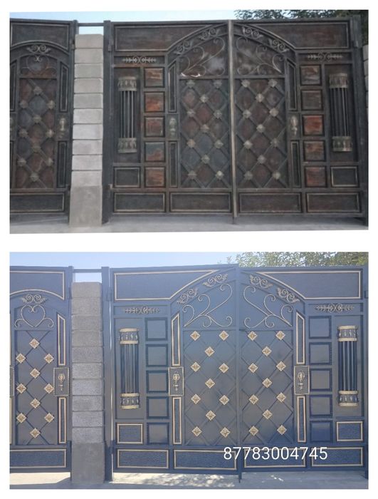 Покраска ворот!!!